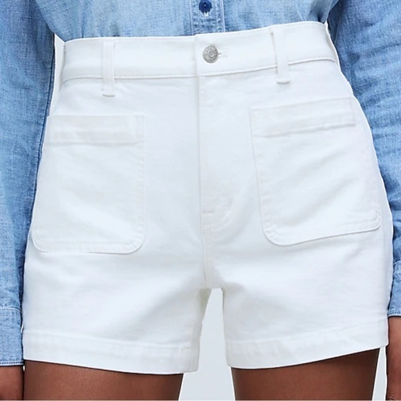 Madewell tile white The Denim Emmett Short: Patch Pocket Edition - Picture 5 of 6
